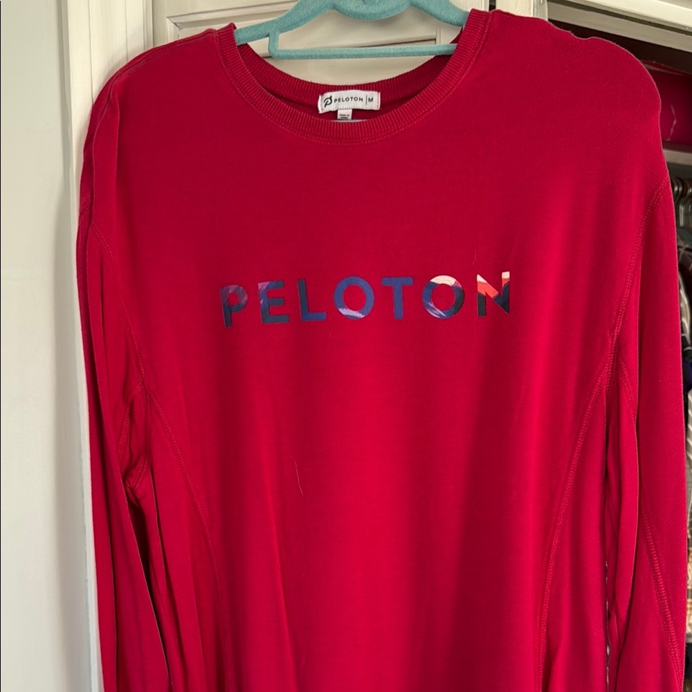 Peloton Red Long Sleeve Shirt